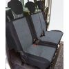 2nd row single double xtremedura seat cover in grey/black