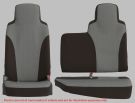 Front Row Driver and Double Passenger Bench Nissan NV300 XtremeDura Bespoke Quick Fit Seat Covers
