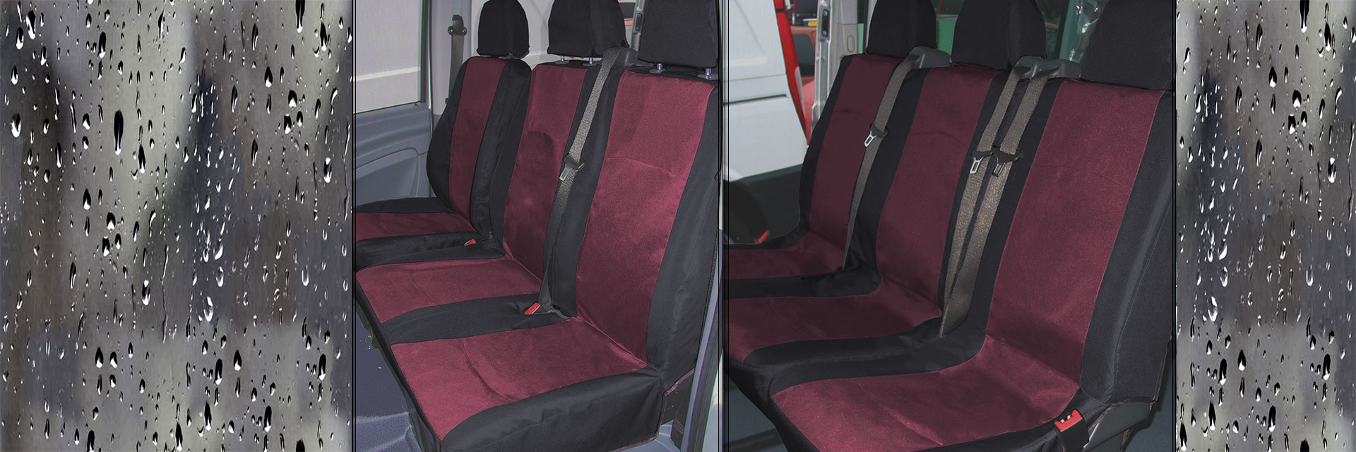 Mercedes Vito XtremeDura Bespoke Quick Fit Driver Bench & 2nd Row Seat Covers