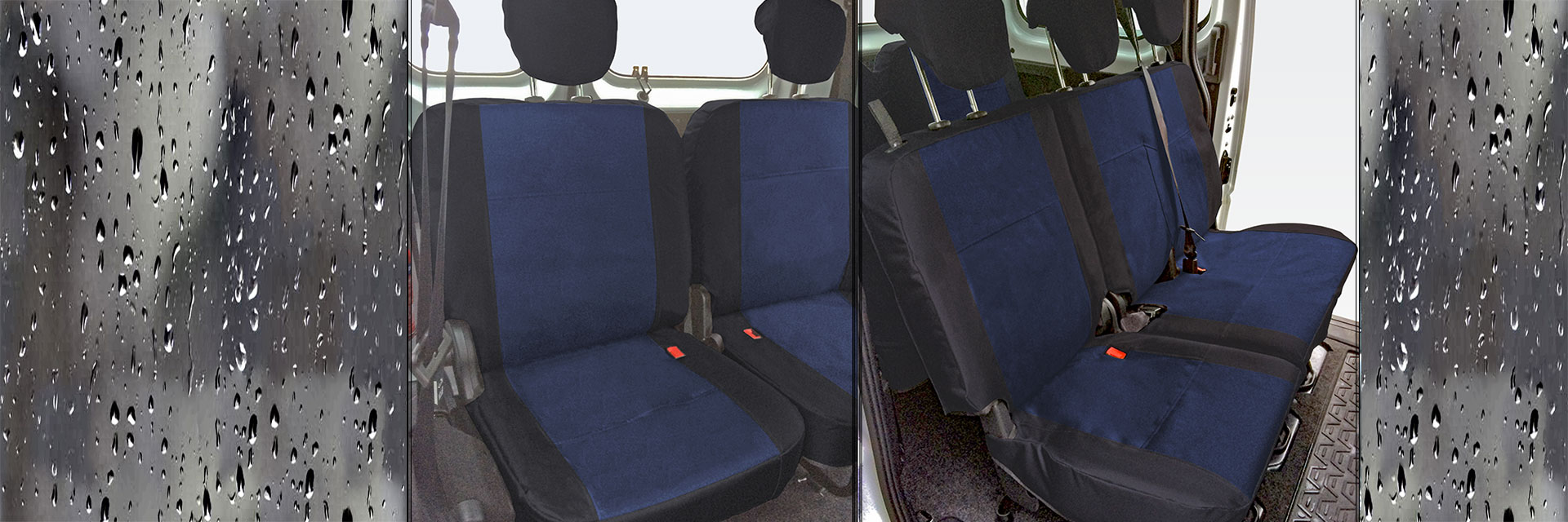 Nissan Env200 XtremeDura Bespoke Quick Fit 2nd & 3rd Row Seat Covers